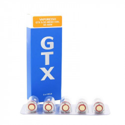 Résistances GTX de Vaporesso - Swiss ProVape