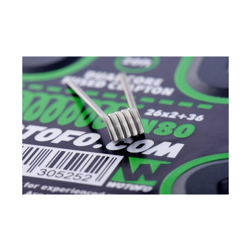 Dual Core Fused Clapton Coils 0.28 ohm - Wotofo | Pack x10