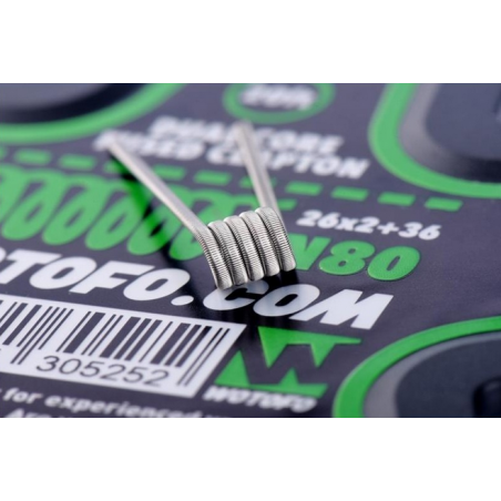 Dual Core Fused Clapton Coils 0.28 ohm - Wotofo | Pack x10