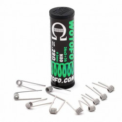 Dual Core Fused Clapton Fertigcoils Wotofo (x10) - Swiss ProVape