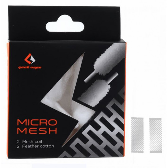Micro Mesh RTA Zeus X + Watte - Geek Vape | 2er-Pack