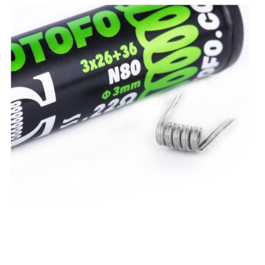 Coils préfabriqués Alien Wire ni80 3*26 + 36GA - 0,22 ohm - Wotofo