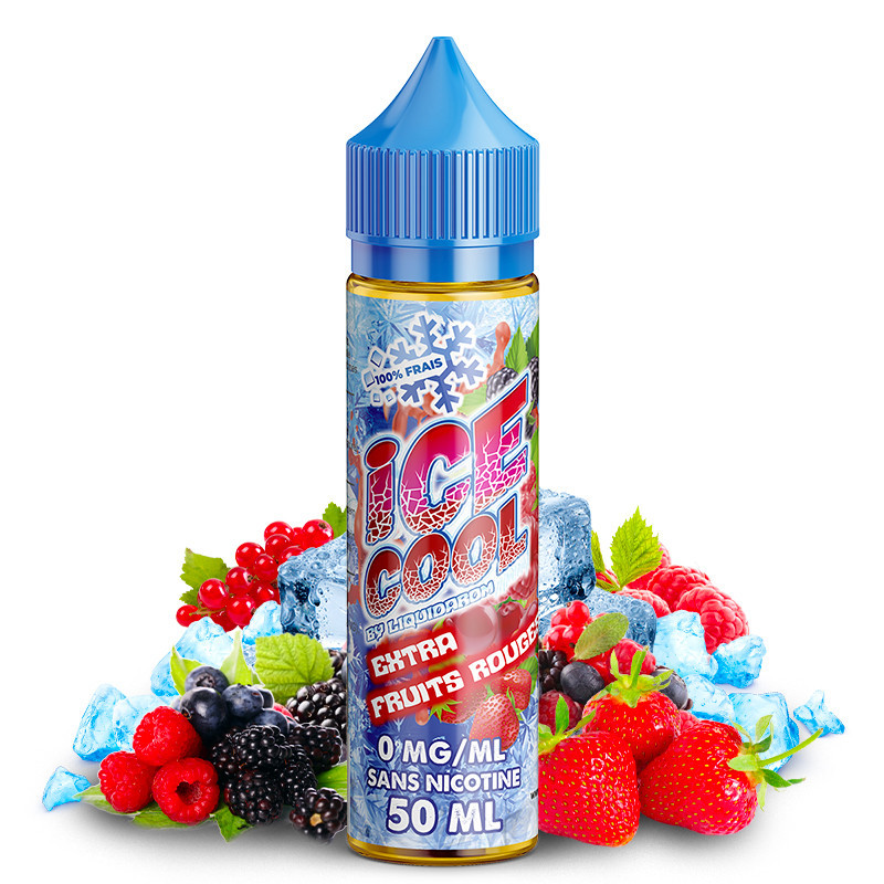 E-liquide Extra Fruits rouges - Shortfill format - Ice Cool by LiquidArom | 50ml