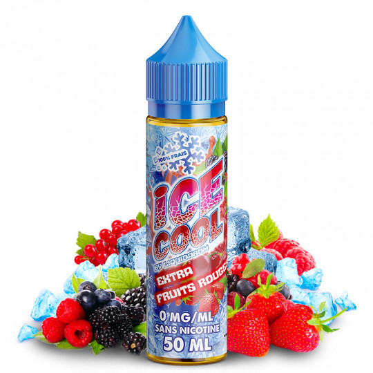 E-liquid Extra Red Fruits - Shortfill format - Ice Cool by LiquidArom | 50ml