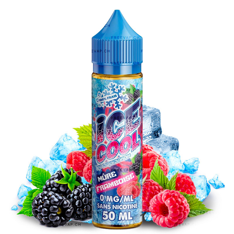 E-liquide Mûre Framboise - Shortfill format - Ice Cool by LiquidArom | 50ml