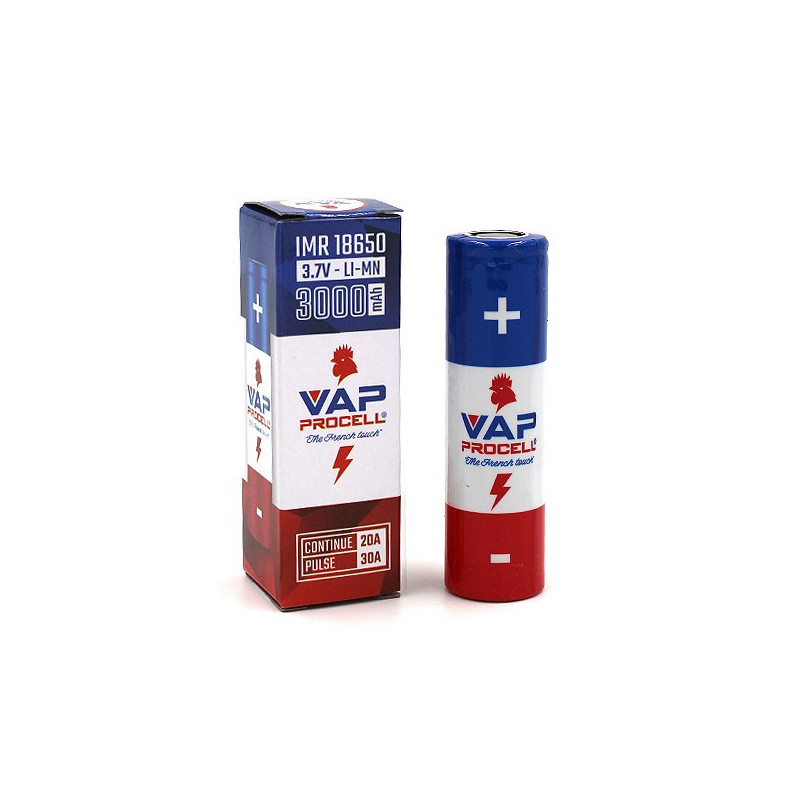 IMR 18650 3000mAh battery - Vap Procell