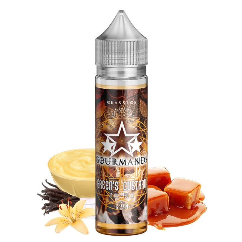 E-liquide Green's Custard - Shortfill format - Classics by Green Vapes | 50ml