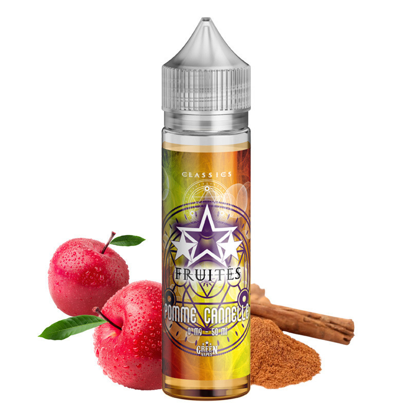 E-liquide Pomme Cannelle - Shortfill format - Classics by Green Vapes | 50ml
