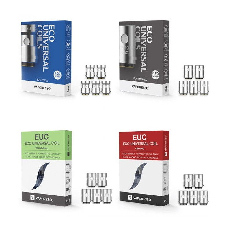 Résistances EUC - Vaporesso | Pack x5