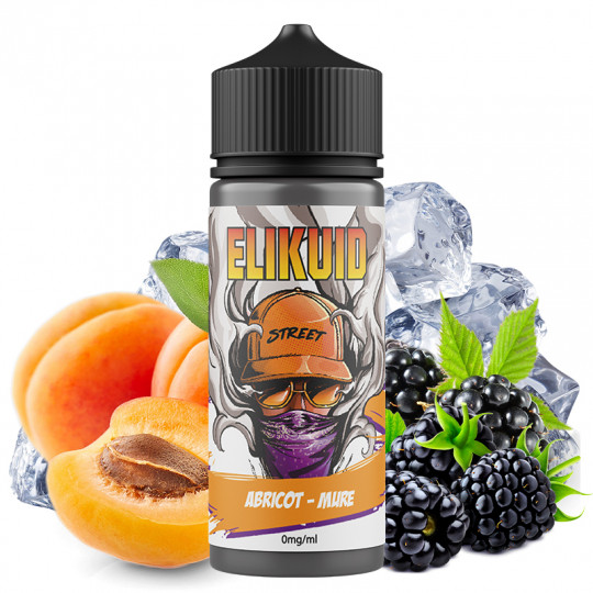 E-liquide Abricot Mûre - Elikuid Street by Liquidelab | 100ml "Shortfill 120ml"