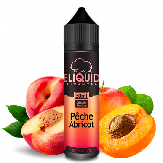 Eliquide Pêche-Abricot - Shortfill format - Originals by Eliquid France | 50ml