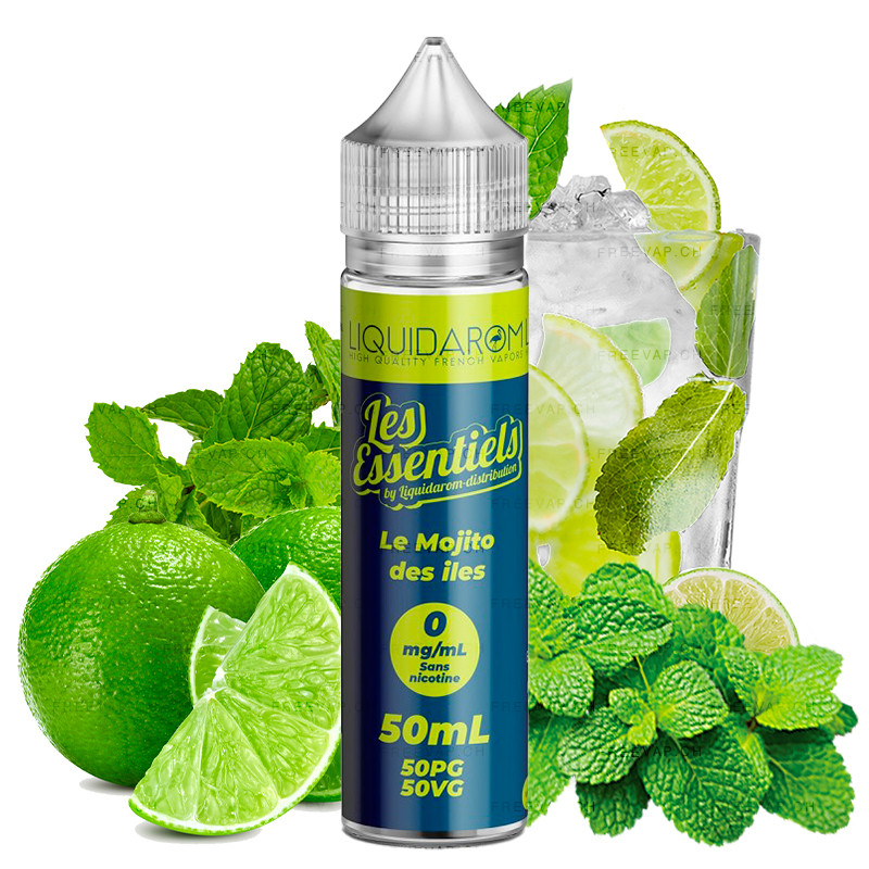 Eliquide Le Mojito des Iles - Shortfill format - Les Essentiels by LiquidArom | 50ml