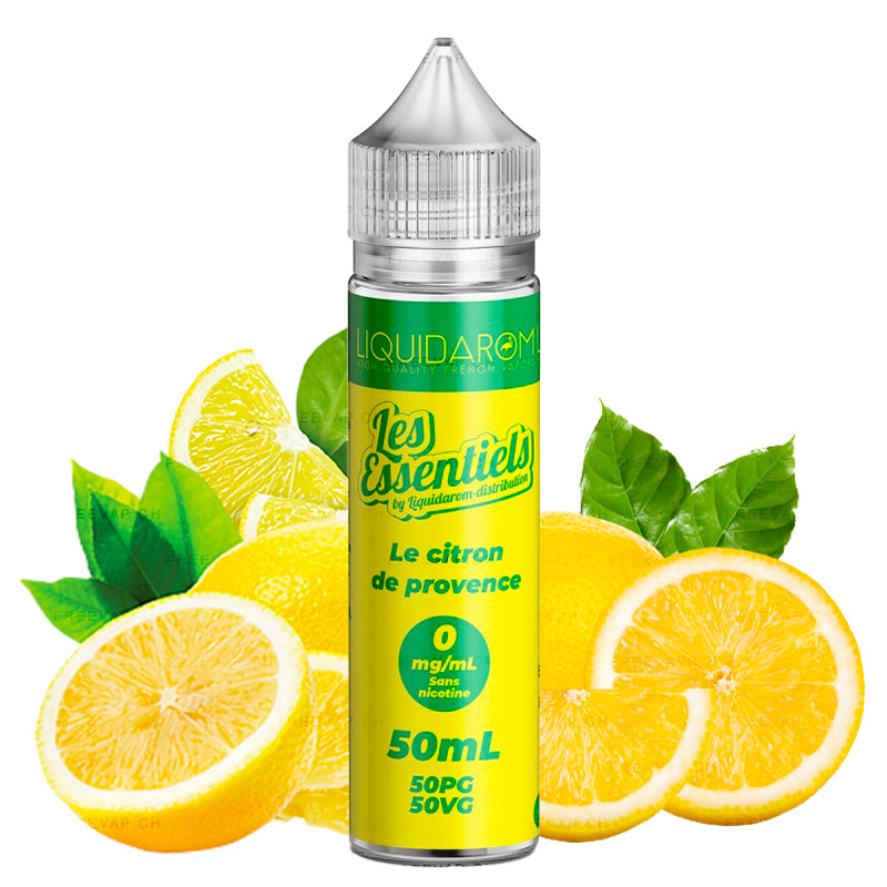 Eliquide Le Citron de Provence - Shortfill format - Les Essentiels by LiquidArom | 50ml