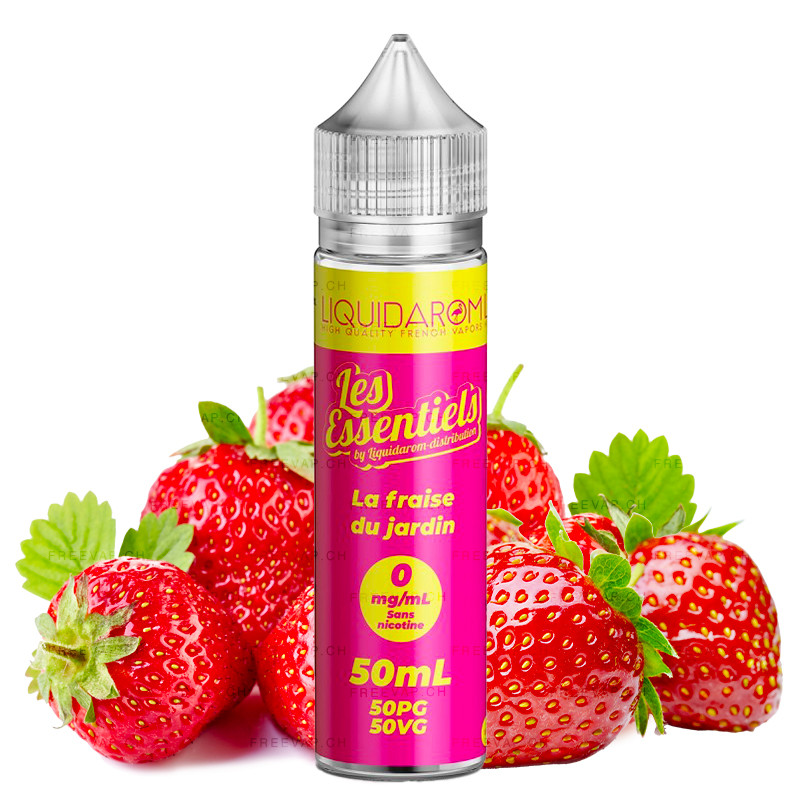 Eliquide La Fraise du Jardin - Shortfill format - Les Essentiels by LiquidArom | 50ml