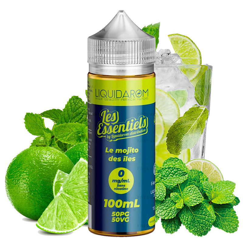 Eliquid Island Mojito - Shortfill format - Les Essentiels by LiquidArom | 100ml