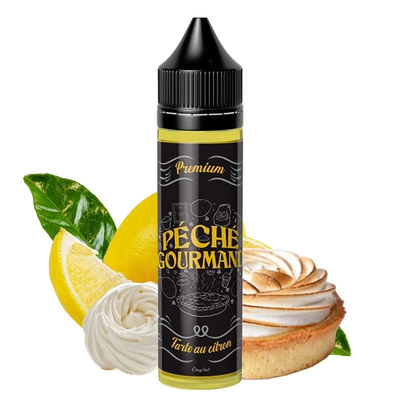 E-Liquid Tarte Citron ( Mürbeteig & Zitronencreme) - Péché Gourmand by Liquidelab | 50 ml "Shortfill 60 ml"
