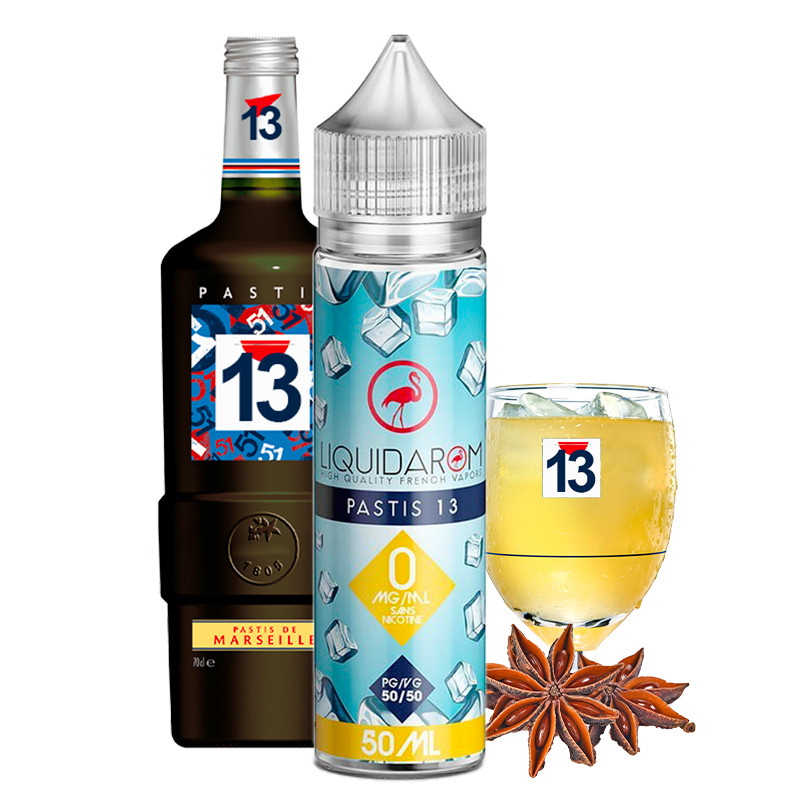 Eliquide Pastis 13 - Shortfill format - LiquidArom | 50ml