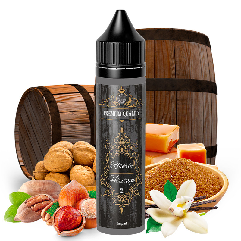 E-Liquide Réserve Héritage n°2 - Liquidelab | 50 ml "Shortfill 60 ml"