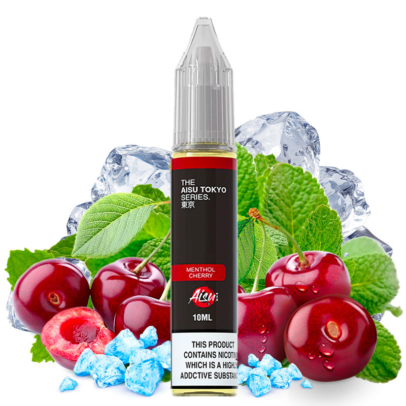 E-Liquide Menthol Cherry - Sels de nicotine - Aisu Tokyo Series by Zap! Juice | 10ml