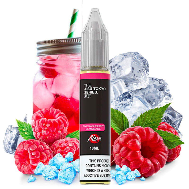 E-Liquid Pink Raspberry Lemonade  - Nicotine Salts - Aisu Tokyo Series by Zap! Juice | 10ml