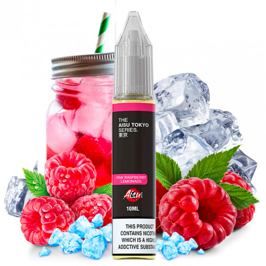 E-Liquid Pink Raspberry Lemonade  - Nicotine Salts - Aisu Tokyo Series by Zap! Juice | 10ml