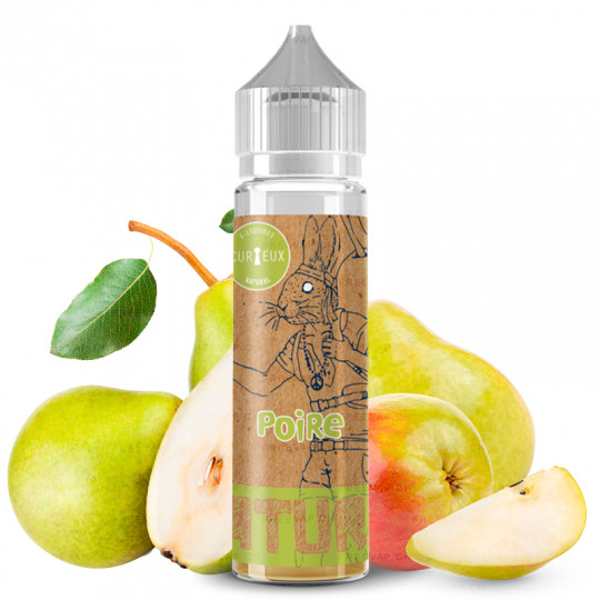 E-Liquide Natural Poire - Shortfill Format - Édition Natural by Curieux | 50ml