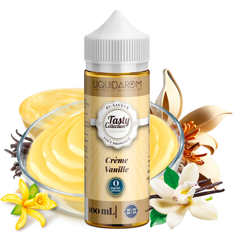 E-Liquid Vanillecreme - Shortfill Format - Tasty by LiquidArom | 100ml