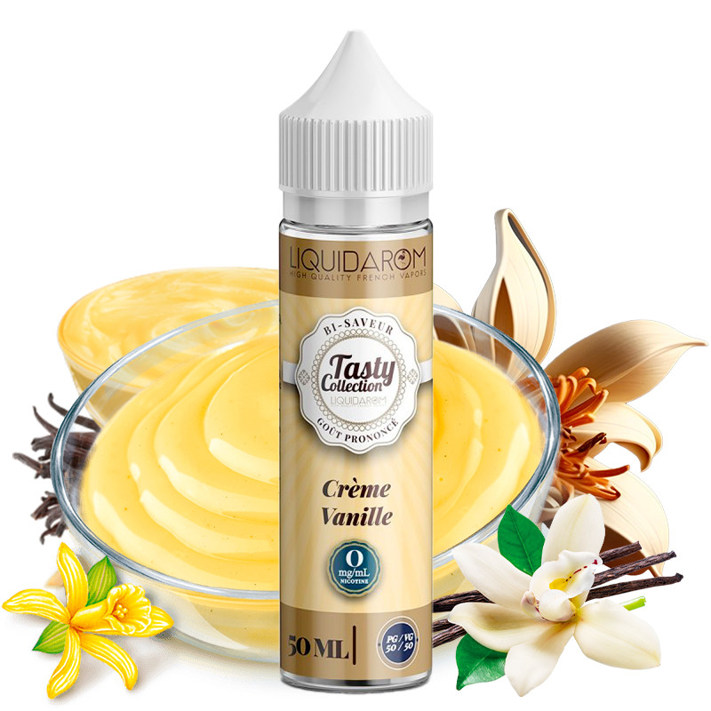 E-Liquid Vanillecreme - Shortfill Format - Tasty by LiquidArom | 50ml