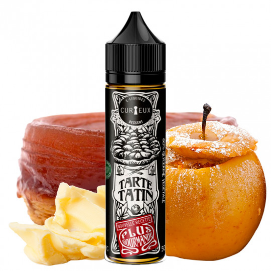E-Liquide Tarte Tatin - Édition Dessert by Curieux | 50ml "Shortfill 70ml"