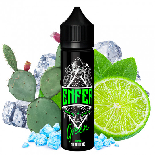 E-Liquide Green - Enfer | 50 ml "Shortfill 60 ml"