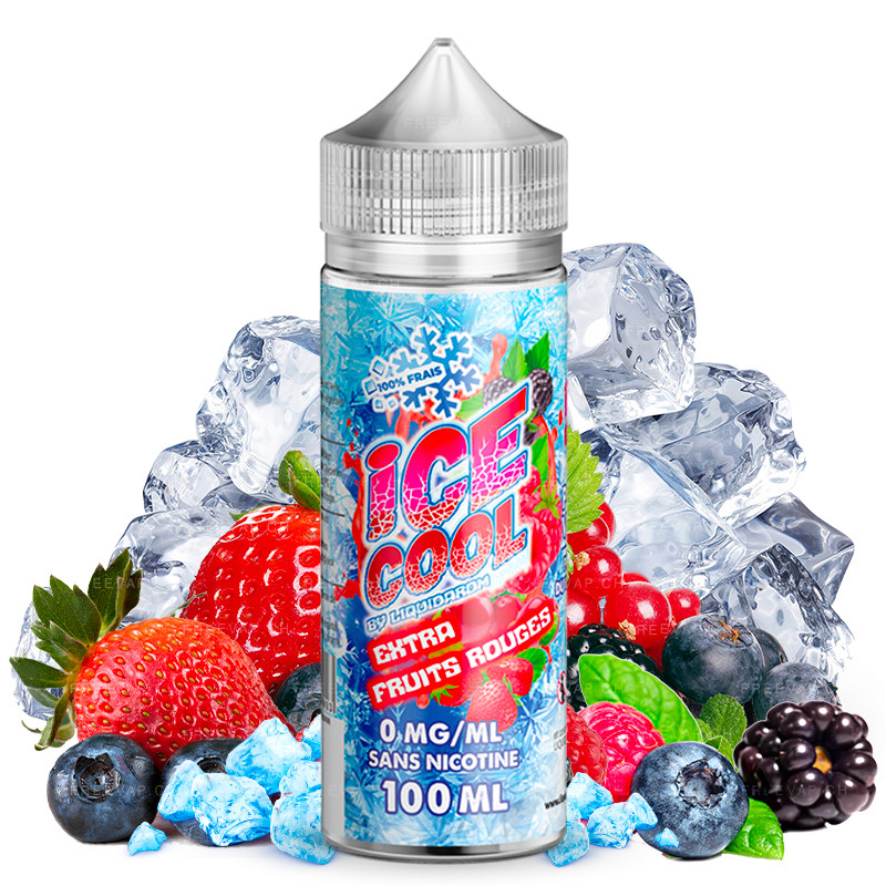 E-liquide Extra Fruits Rouges - Ice Cool by LiquidArom | 100ml "Shortfill 120 ml"
