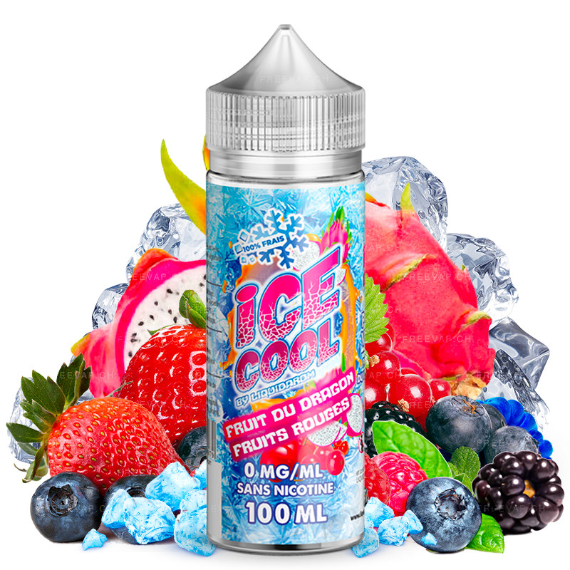 E-liquid Drachenfrucht & Rote Früchte - Ice Cool by LiquidArom | 100ml "Shortfill 120 ml"