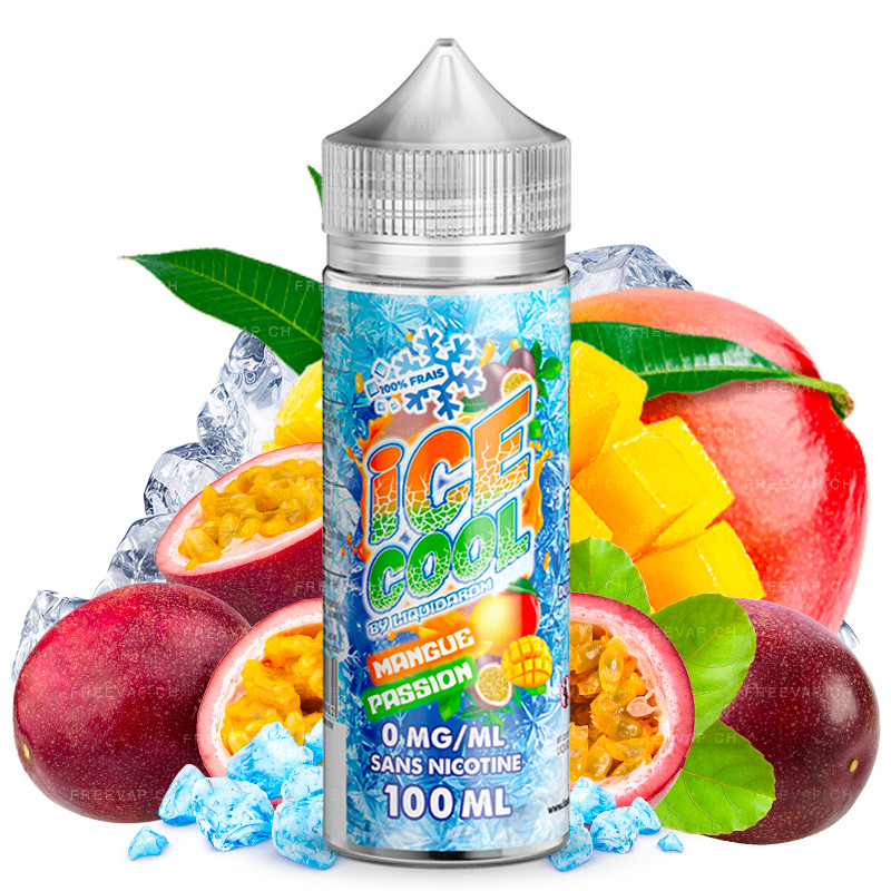 E-liquid Mango Passion fruit - Ice Cool by LiquidArom | 100ml "Shortfill 120 ml"