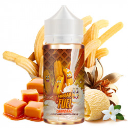 E-liquide grand format 100 ml Churosso Graham Fuel - saveur churros, vanille, caramel - Swiss ProVape