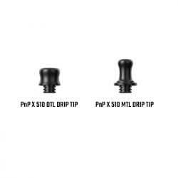Drip Tip 510 PnP X - Voopoo - MTL & DTL - Swiss ProVape
