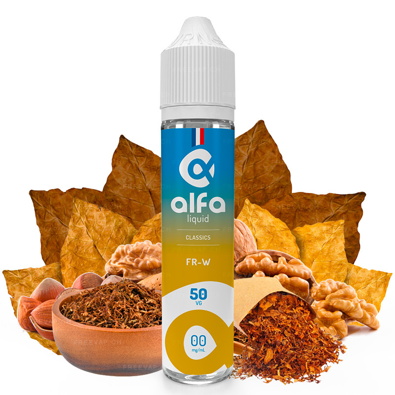 E-Liquid FR-W - Tabak - Alfa | 50ml in 70ml