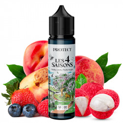 E-liquide Pêche Litchi Fruits Rouges - Printemps - Les 4 Saisons by Protect - Swiss ProVape