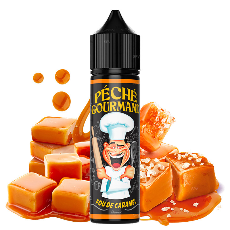 Fou de Caramel - Péché gourmand by Liquidelab | 50 ml in 75 ml