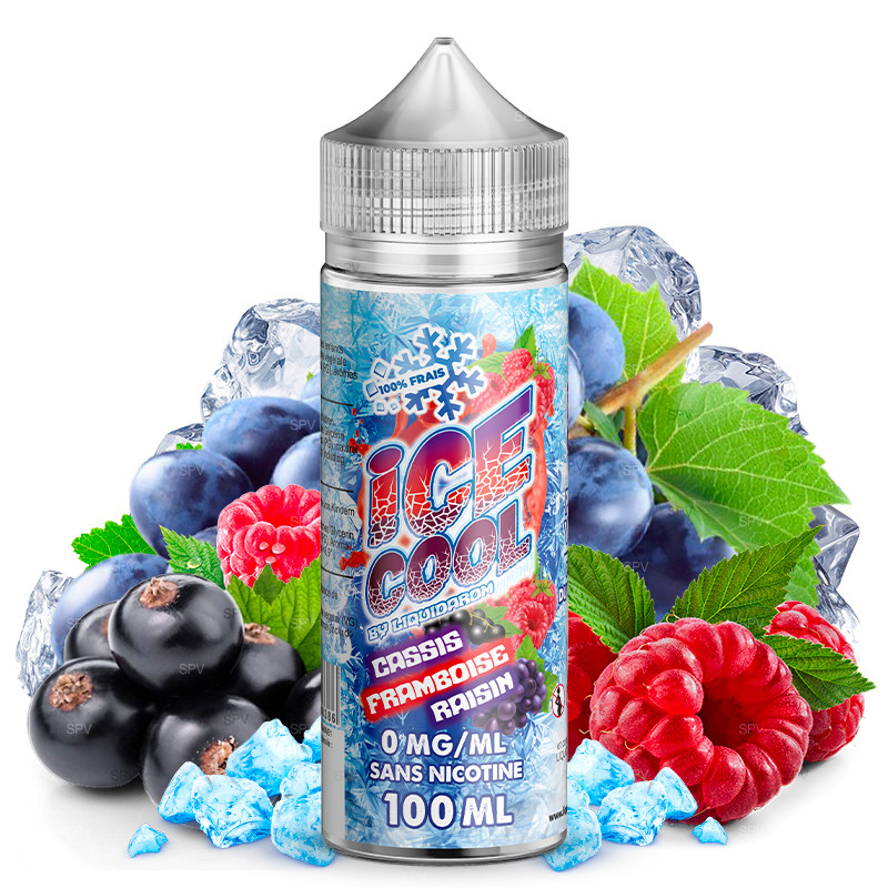 Cassis Framboise Raisin - Ice Cool by LiquidArom | 100 ml in 120 ml