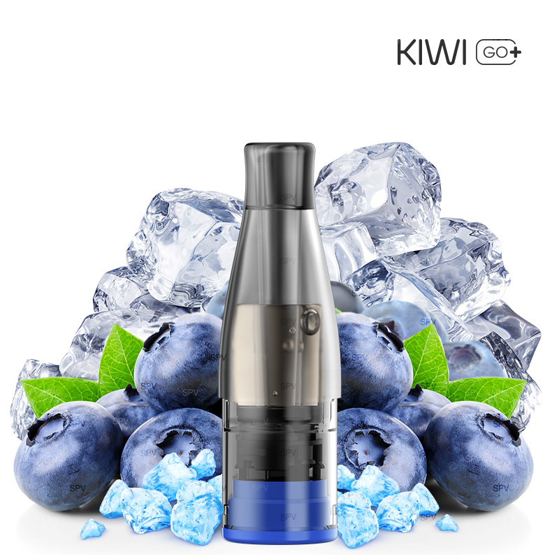 Pod-Kartuschen Kiwi GO PLUS - Blueberry Ice - Kiwi Vapor | 2er-Pack