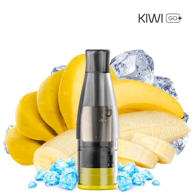 Pod-Kartuschen Kiwi GO PLUS - Banana Ice - Kiwi Vapor | 2er-Pack