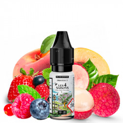 Pêche Litchi Fruits Rouges (Sels de nicotine) - Printemps - Les 4 Saisons by Protect - Swiss ProVape