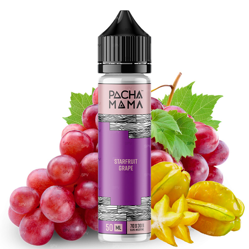 E-liquid Starfruit Grape - Shortfill Format - Pachamama by Charlie's Chalk Dust | 50ML