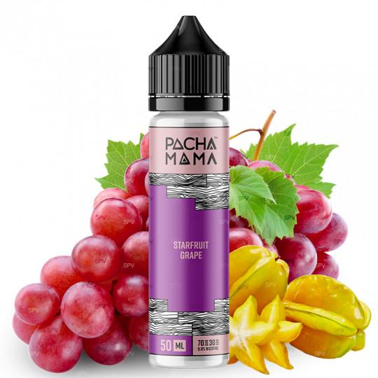 E-liquide Starfruit Grape - Shortfill Format - Pachamama by Charlie's Chalk Dust | 50ML
