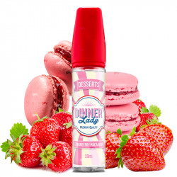 Strawberry Macaroon - Desserts - Dinner Lady | Longfill 20 ml - Swiss ProVape